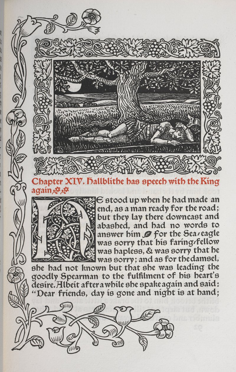 Chapitre XIV. Hallblithe parle à nouveau au roi. Figure d