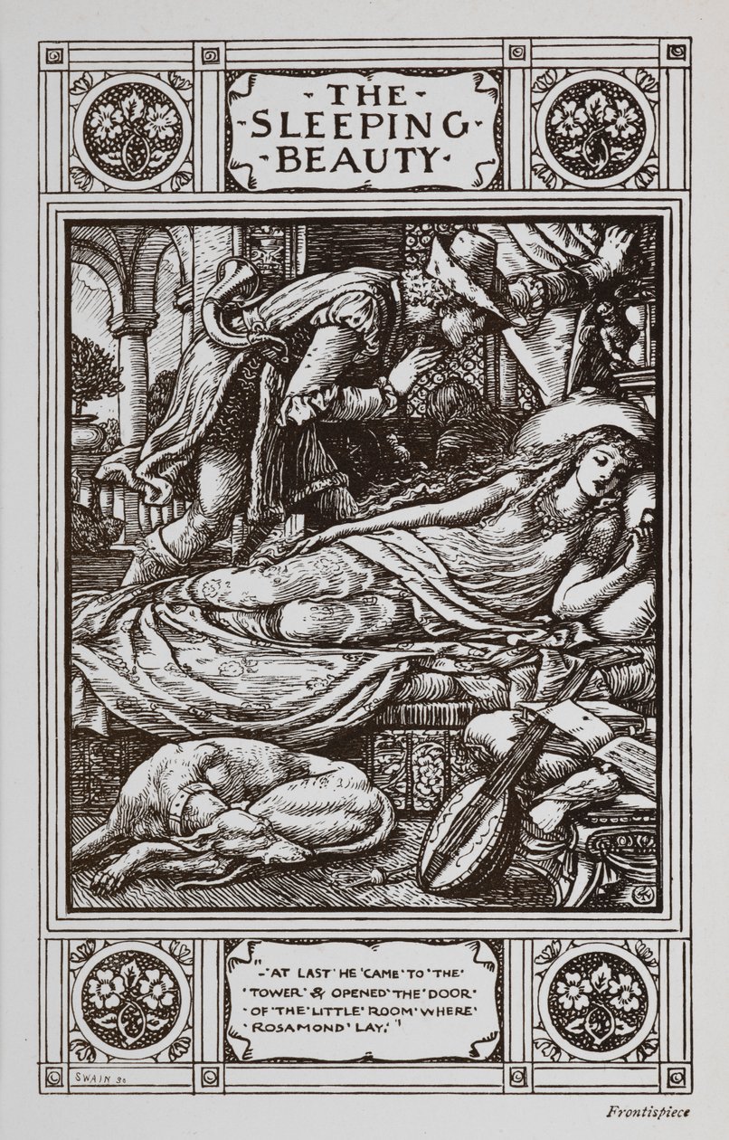 La Belle au bois dormant dort entourée d
