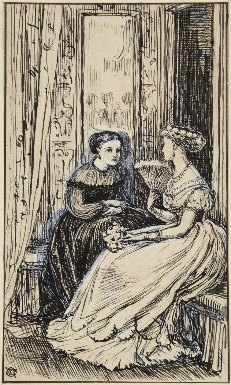 Deux femmes en conversation (Anne Hereford) - Walter Crane