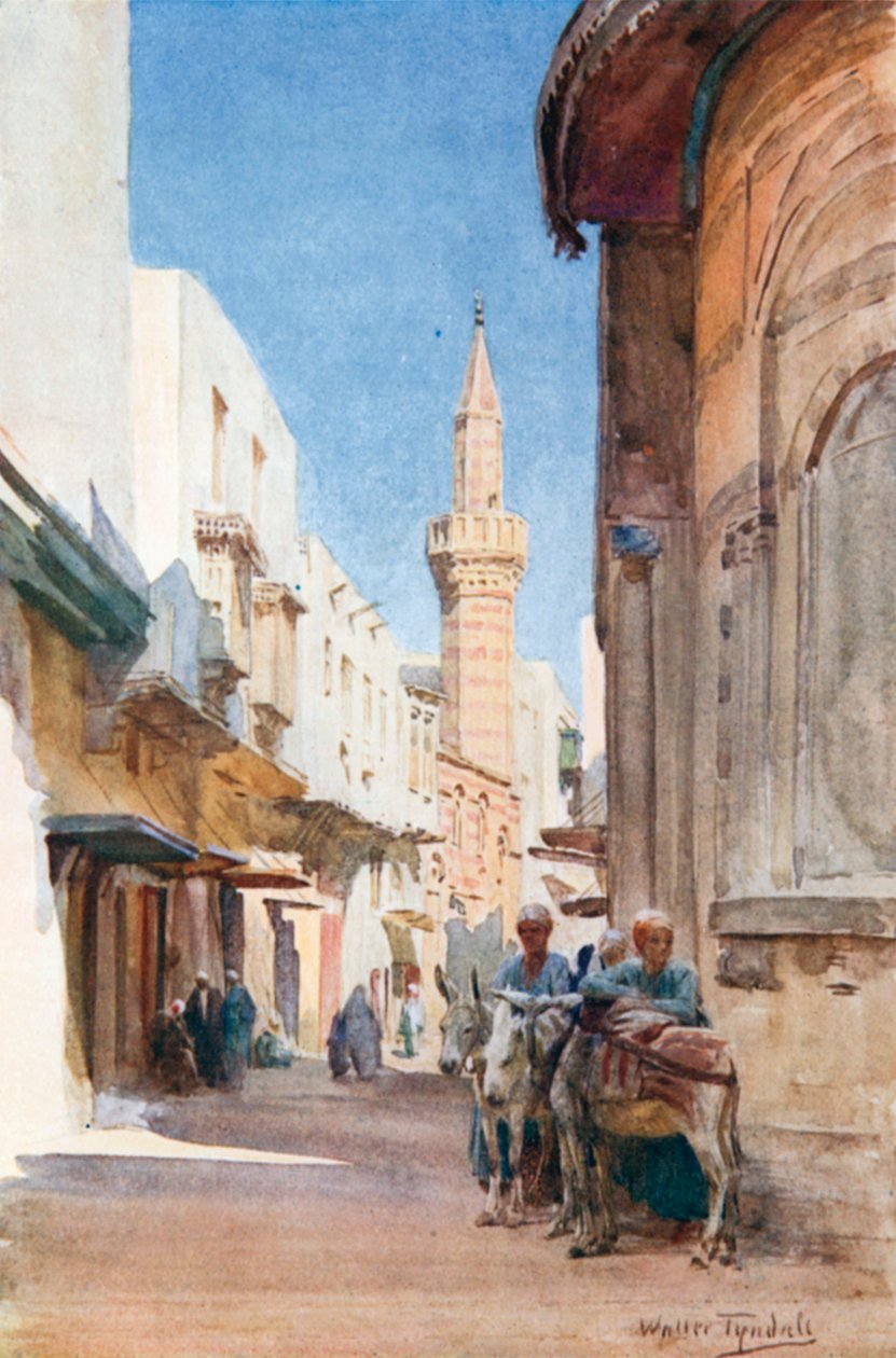 El-Gamamese, Le Caire (lithographie couleur) - Walter Frederick Roofe Tyndale