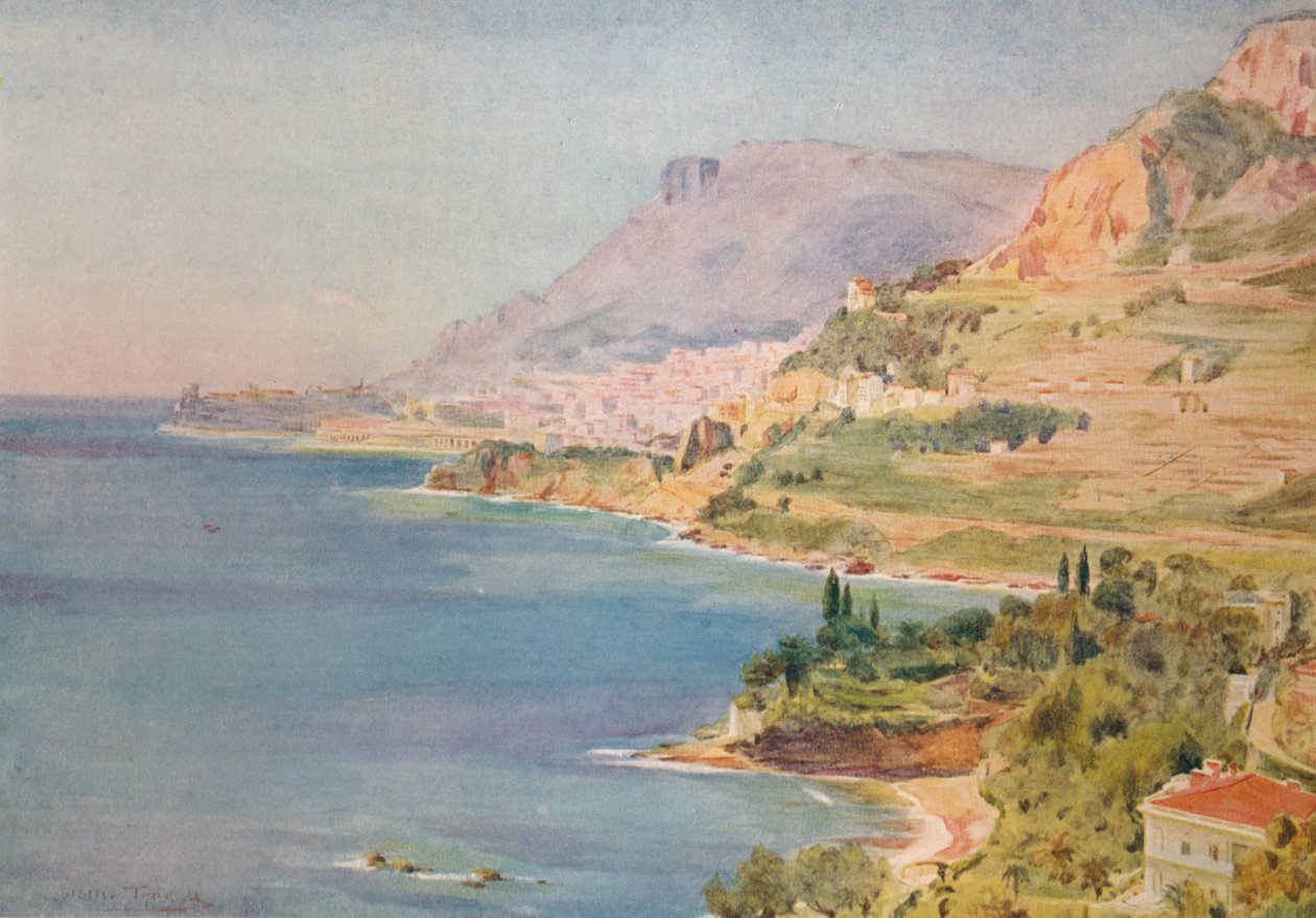 La Principauté de Monaco, c1910, 1912 - Walter Frederick Roofe Tyndale