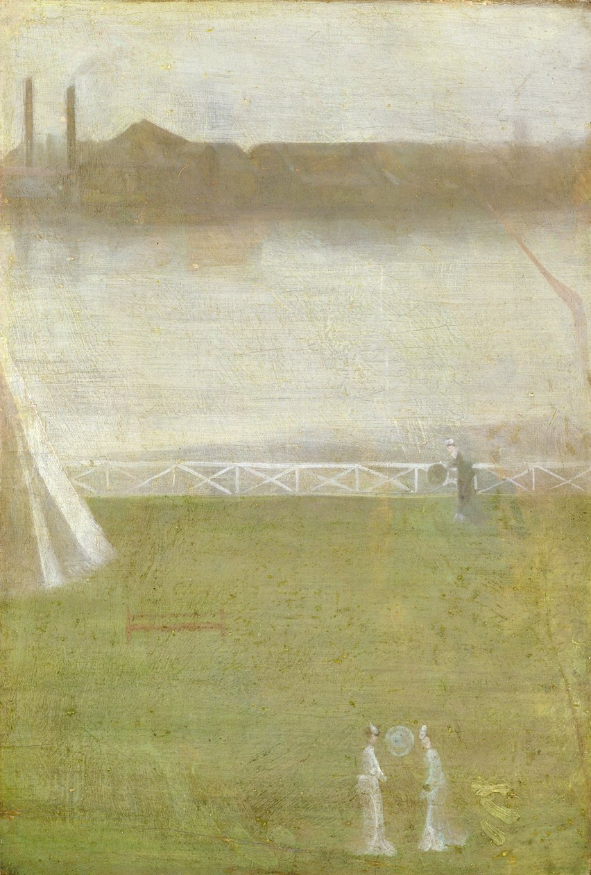 Figures japonaises sur le quai de Chelsea - Walter Greaves