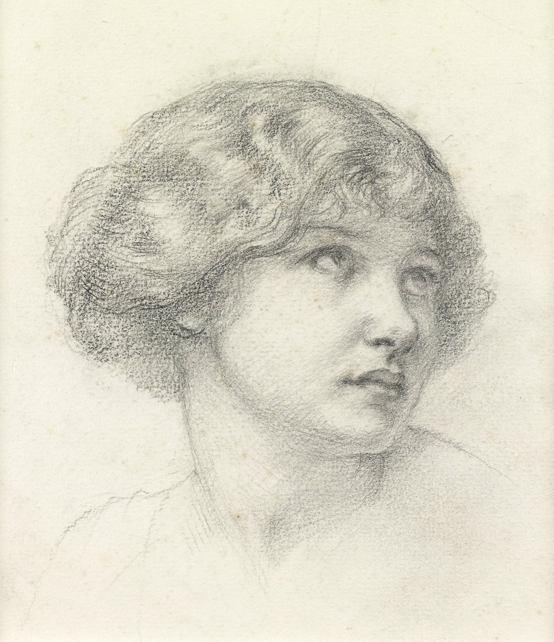 Tête de fille - Walter John (attr. to) Knewstub
