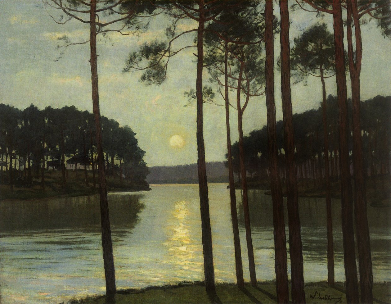 Ambiance du soir au Schlachtensee - Walter Leistikow
