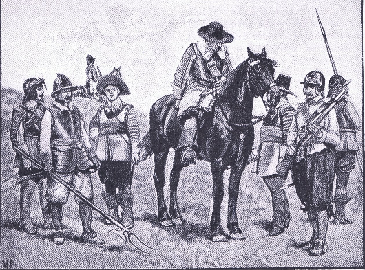 Types de soldats cromwelliens, de l