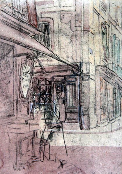 Une boutique à Dieppe, c.1907 - Walter Richard Sickert
