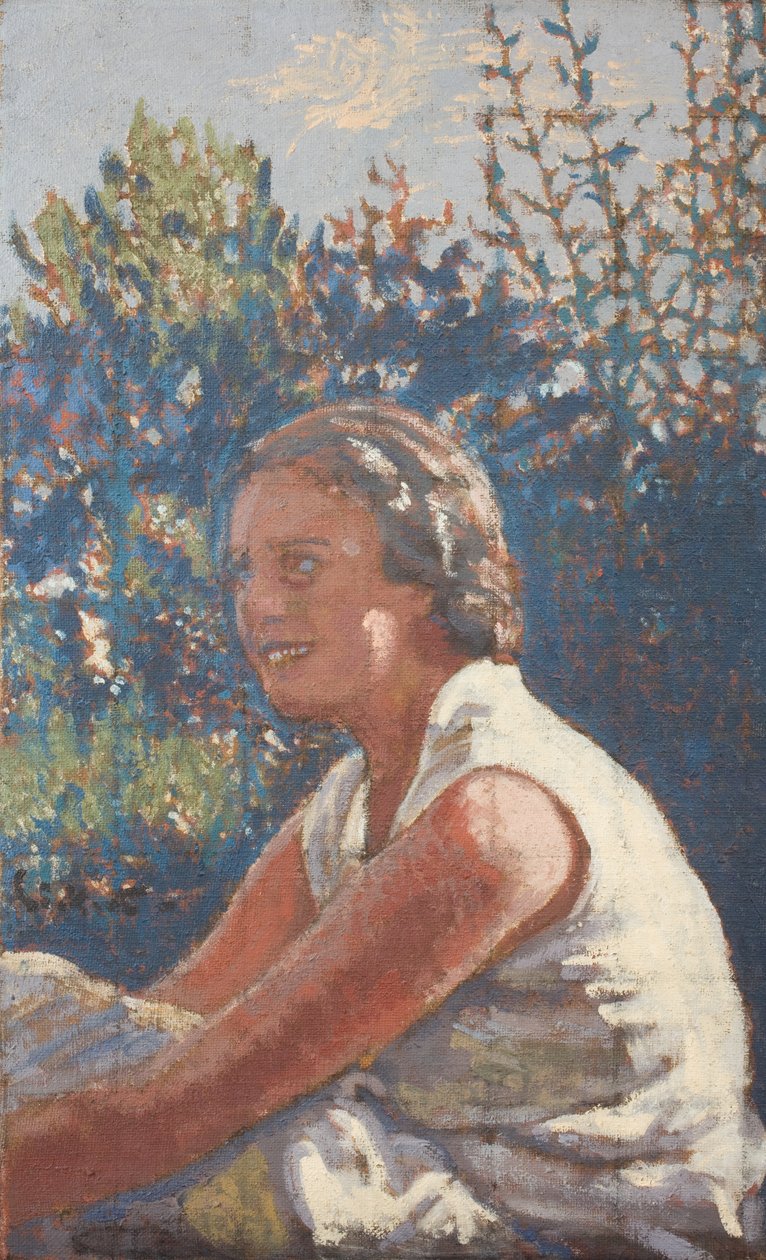 Diana Forbes-Robertson, vers 1933 (huile sur toile) - Walter Richard Sickert