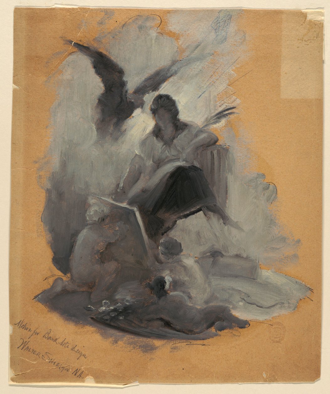 Motif pour la conception de billet de banque - Walter Shirlaw