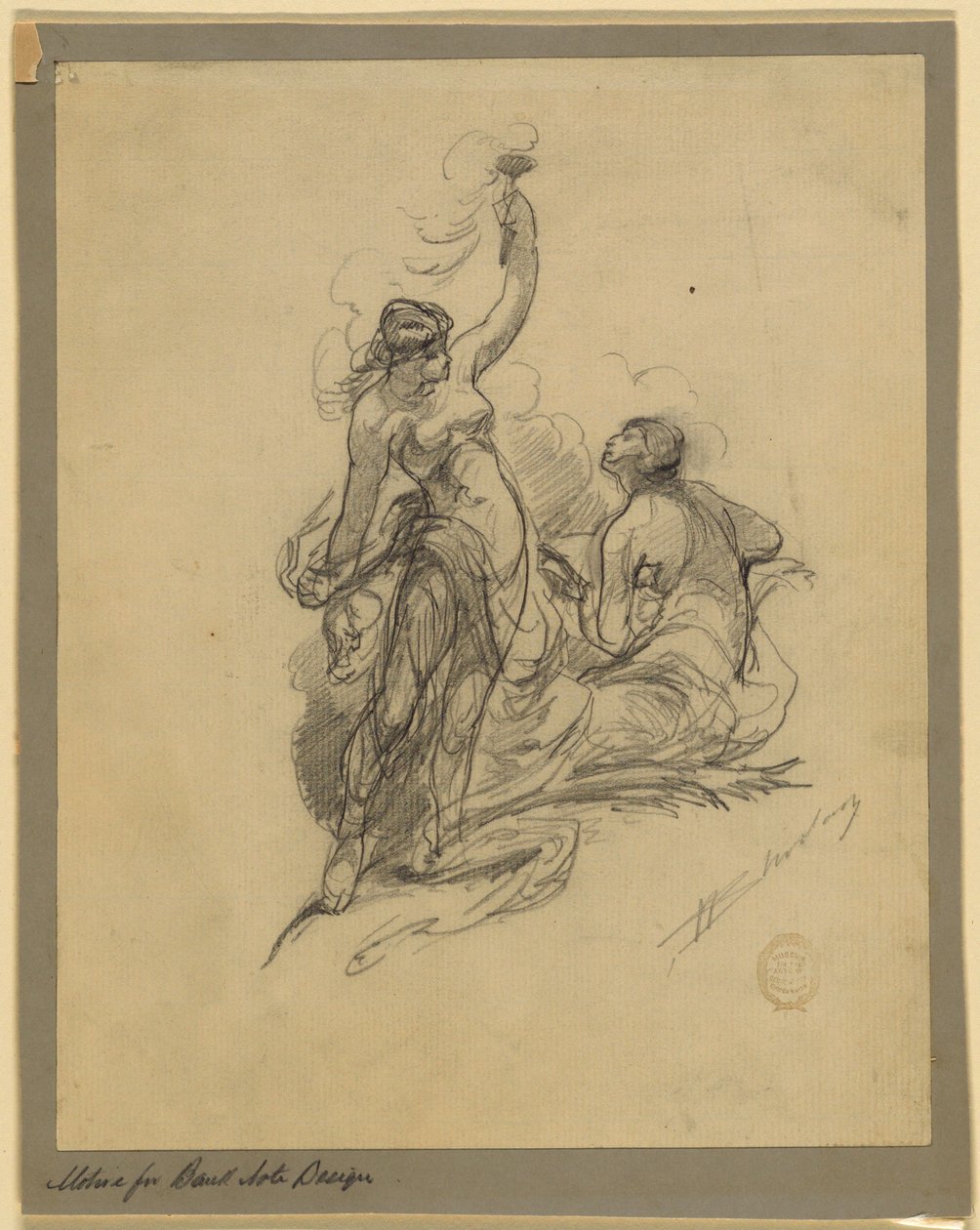Motif pour la conception de billet de banque - Walter Shirlaw