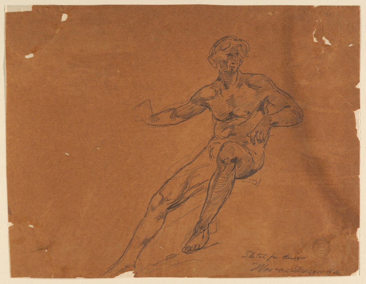 Croquis pour un design - Walter Shirlaw