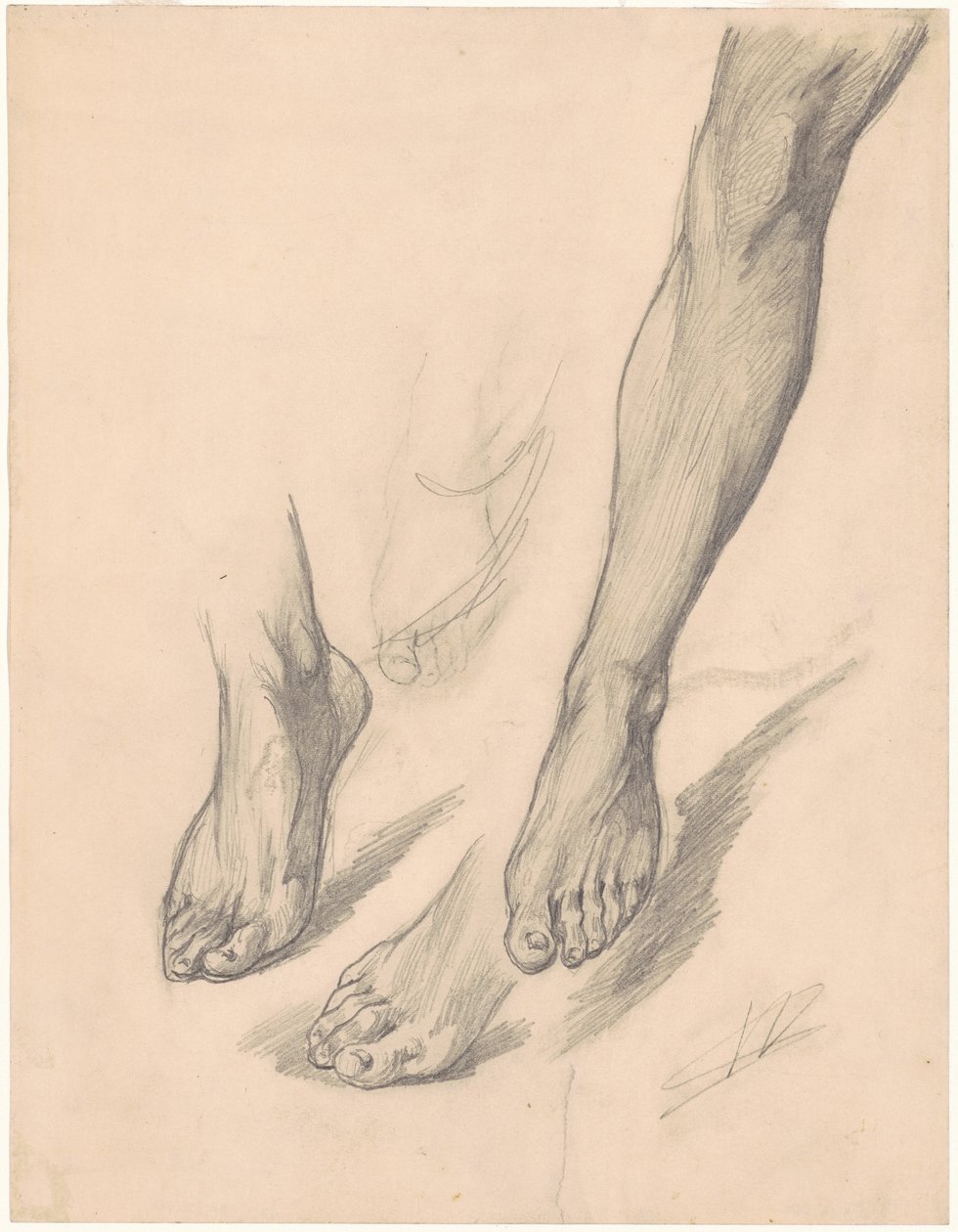 Études de pieds - Walter Shirlaw