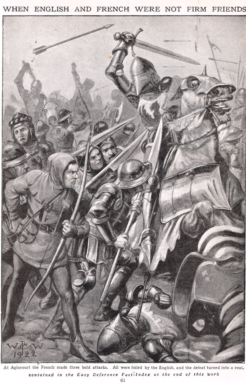 Quand les Français et les Anglais se sont battus à Azincourt, illustration de 