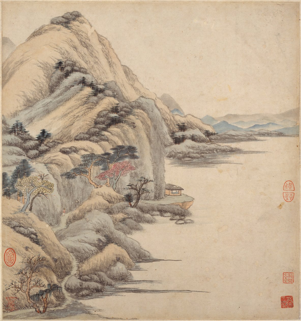 Paysages dans le style des anciens maîtres, 17ème siècle - Wang Jian