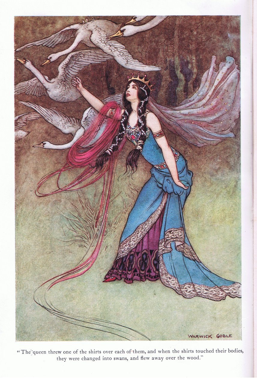 La reine a jeté une des chemises - Warwick Goble