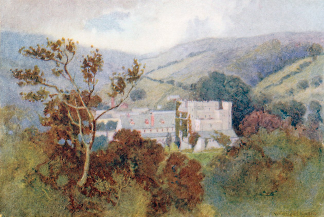 Abbaye de Buckfast (lithographie couleur) - Warwick (after) Goble