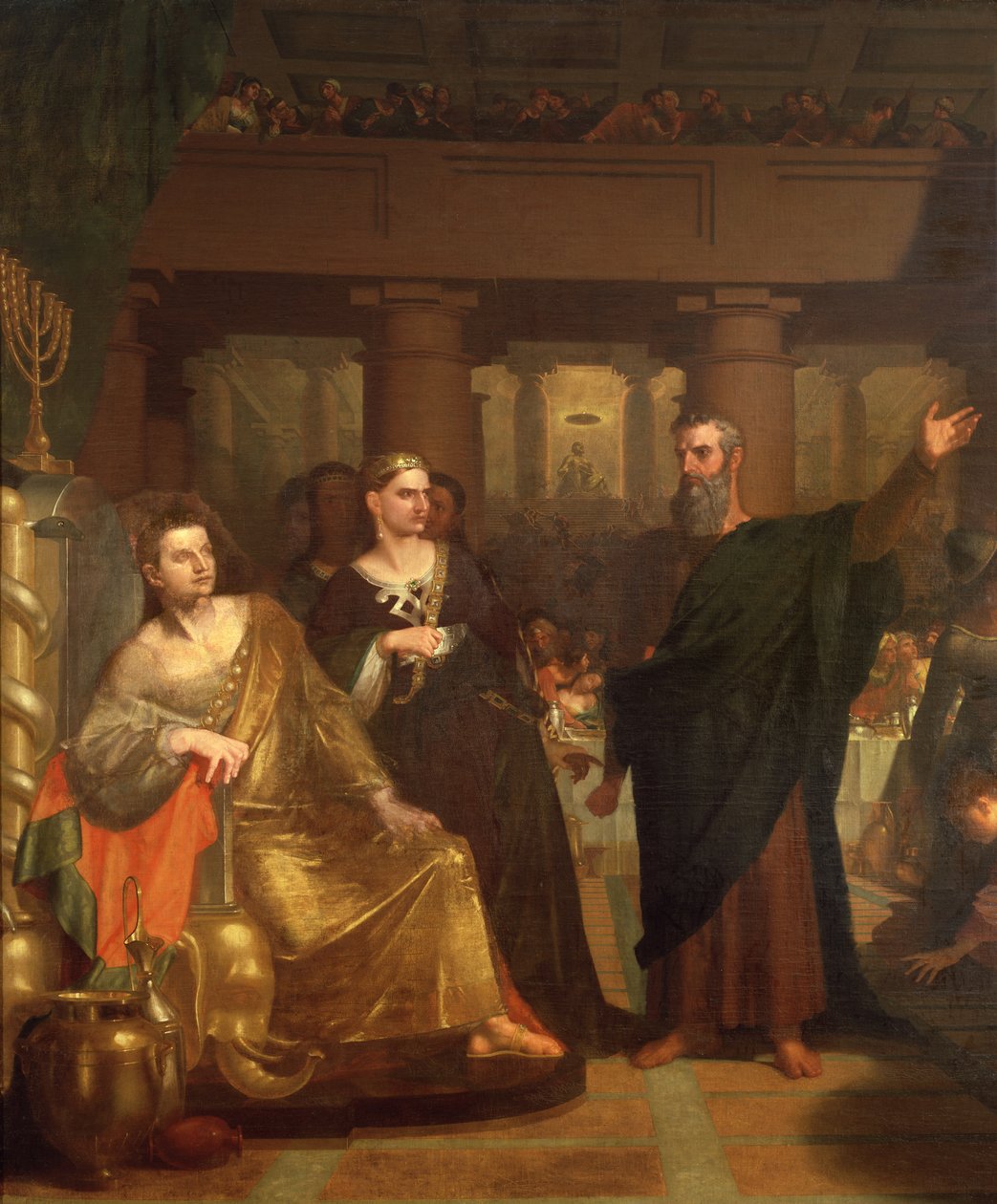 Le Festin de Balthazar, (détail) - Washington Allston