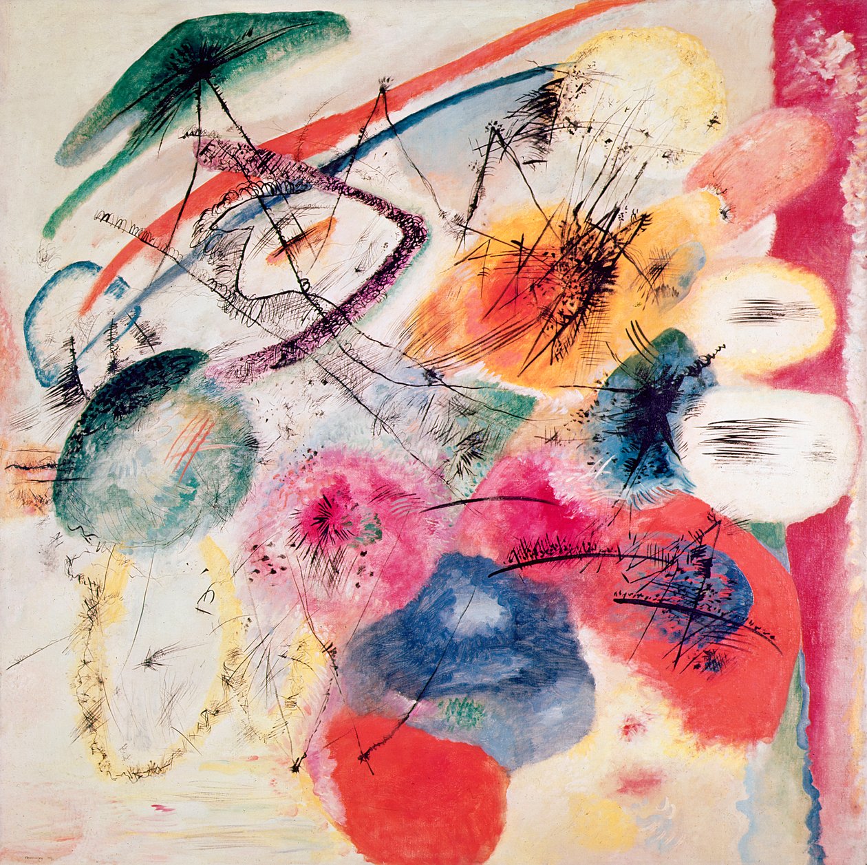 Lignes noires, décembre 1913 - Wassily Kandinsky