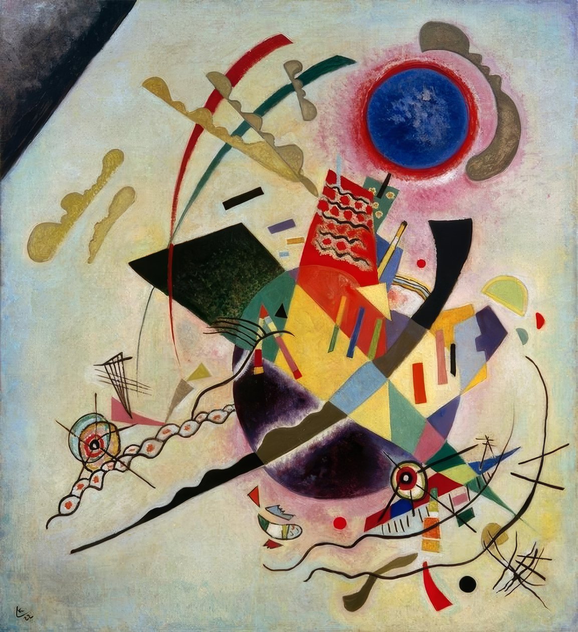 Cercle bleu - Wassily Kandinsky