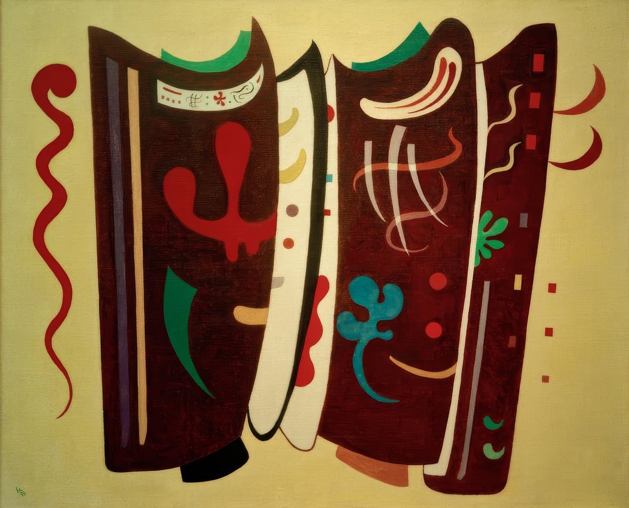 Brun supplémenté - Wassily Kandinsky