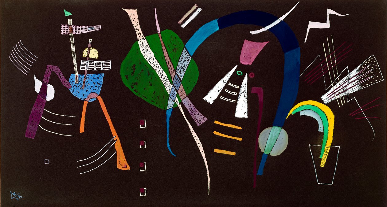 Le nœud bleu - Wassily Kandinsky