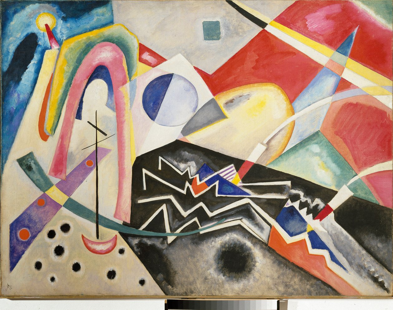 Zig-zag blanc - Wassily Kandinsky