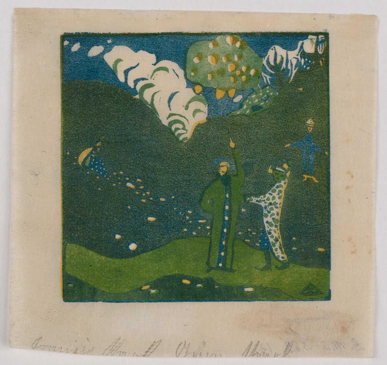 4 exemplaires, voir « Klänge », p. 71 - Wassily Kandinsky