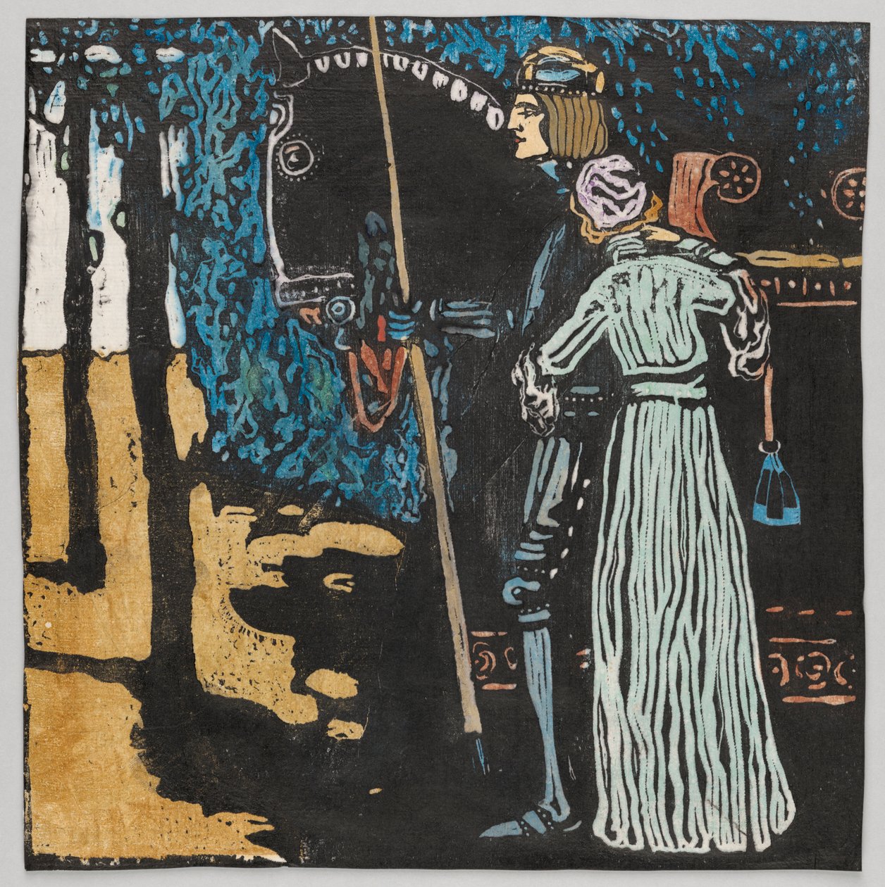 Adieu (voir GMS 204) - Wassily Kandinsky