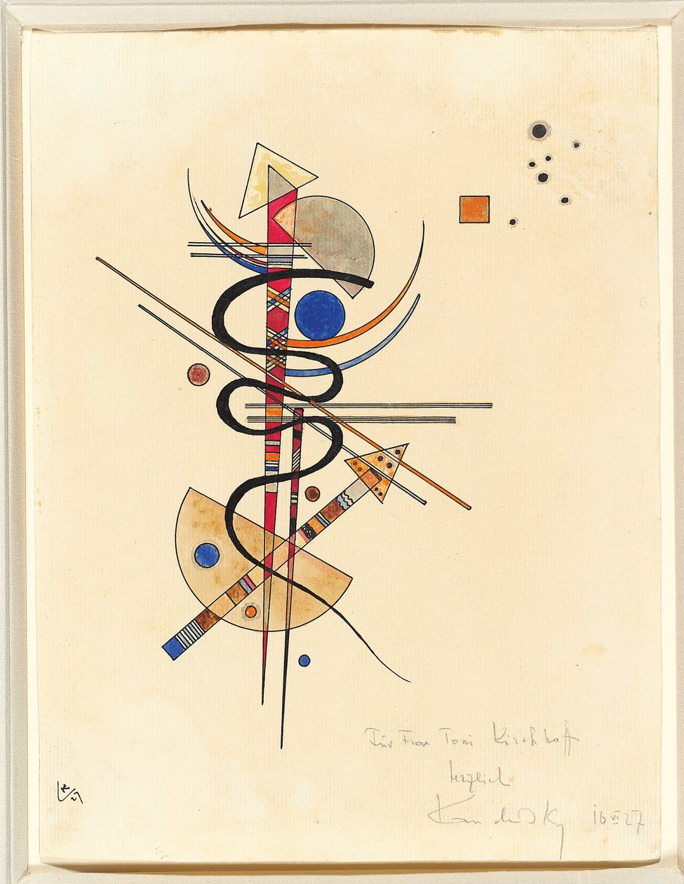 Aquarelle pour Frau Toni Kirchhoff - Wassily Kandinsky