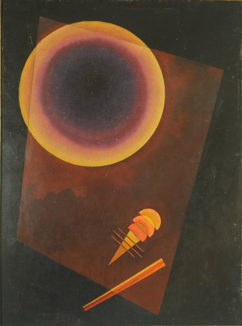 Cercle (avec marron) - Wassily Kandinsky