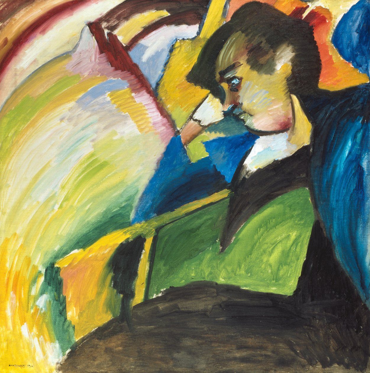 Dame - Wassily Kandinsky