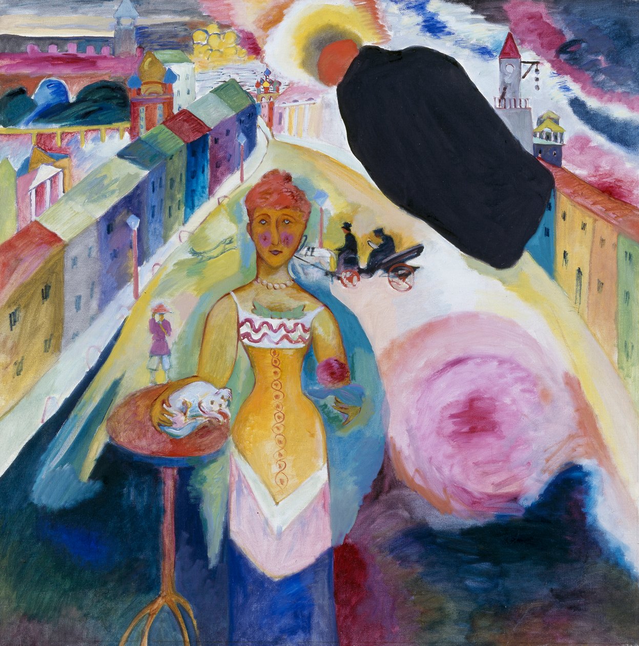 Dame à Moscou - Wassily Kandinsky