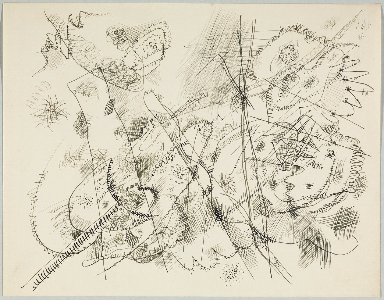 Esquisse pour une gravure - Wassily Kandinsky