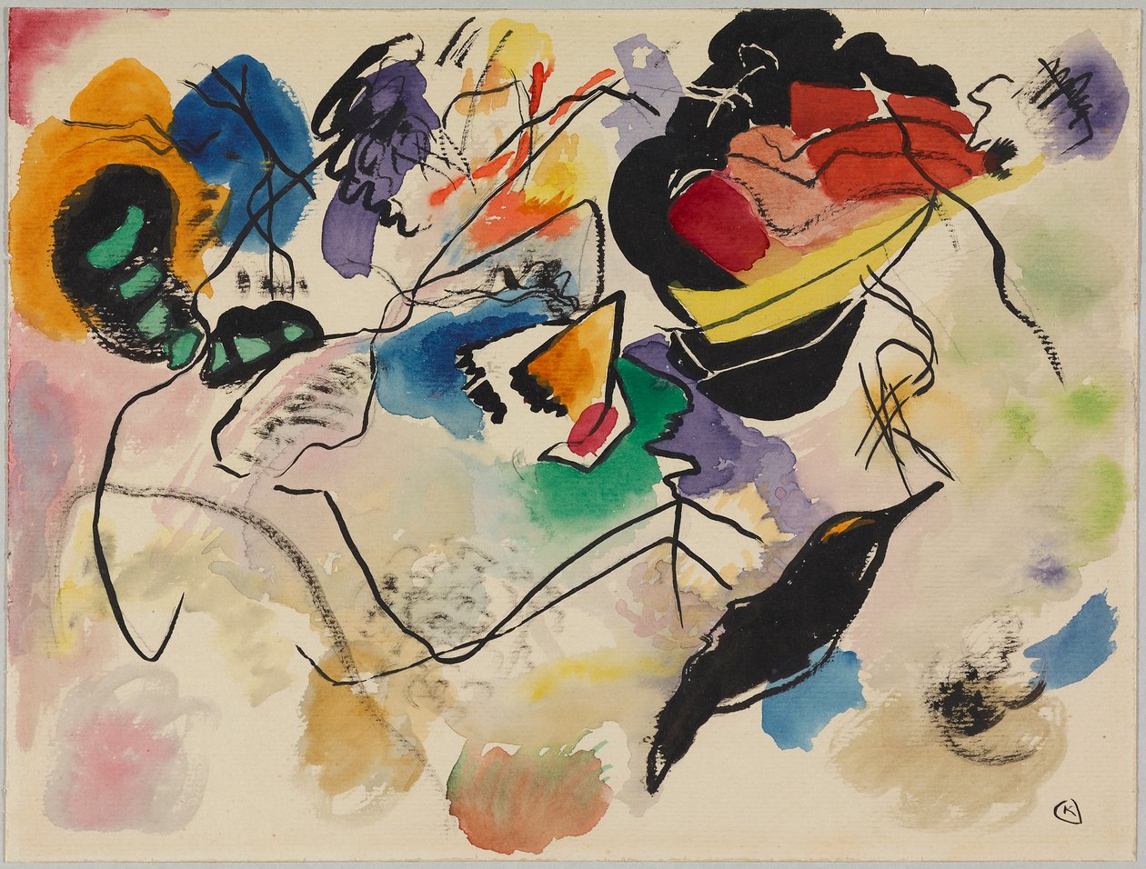 Étude pour « Composition VII » - Wassily Kandinsky