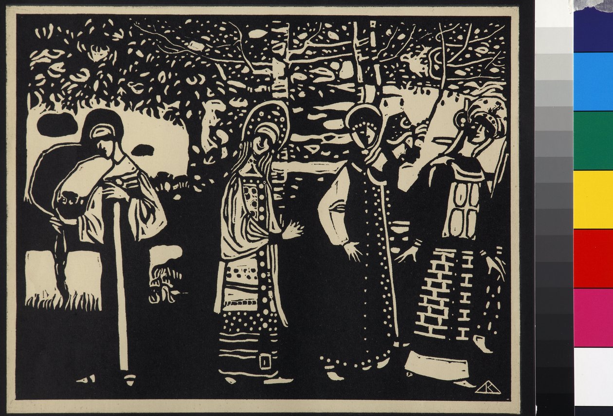 Femmes dans la forêt - Wassily Kandinsky