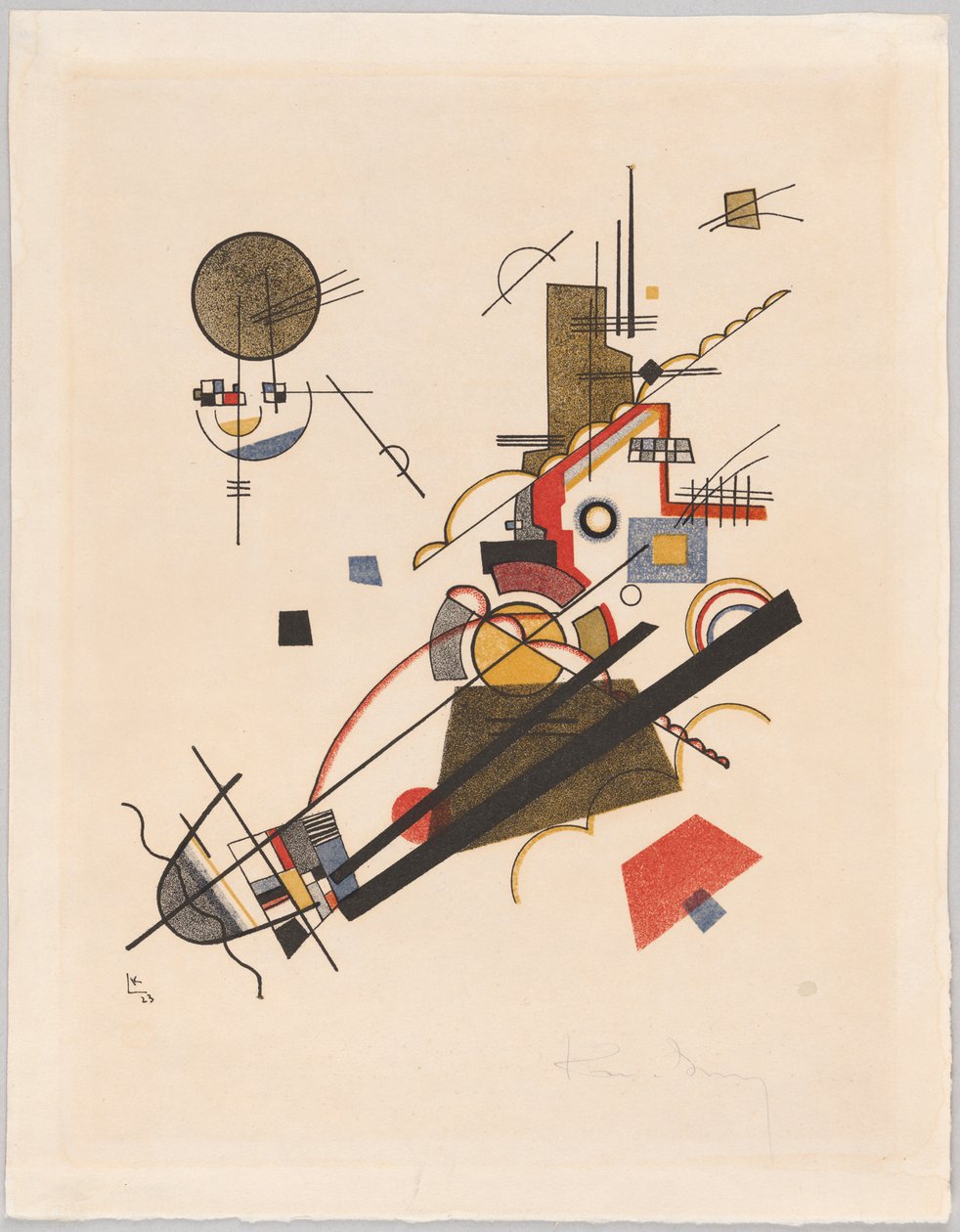 « Une ascension joyeuse », 1923 - Wassily Kandinsky