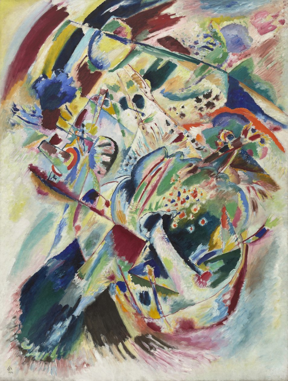 Kandinsky - Panneau pour Edwin R. Campbell n° 4, 1914 - Wassily Kandinsky