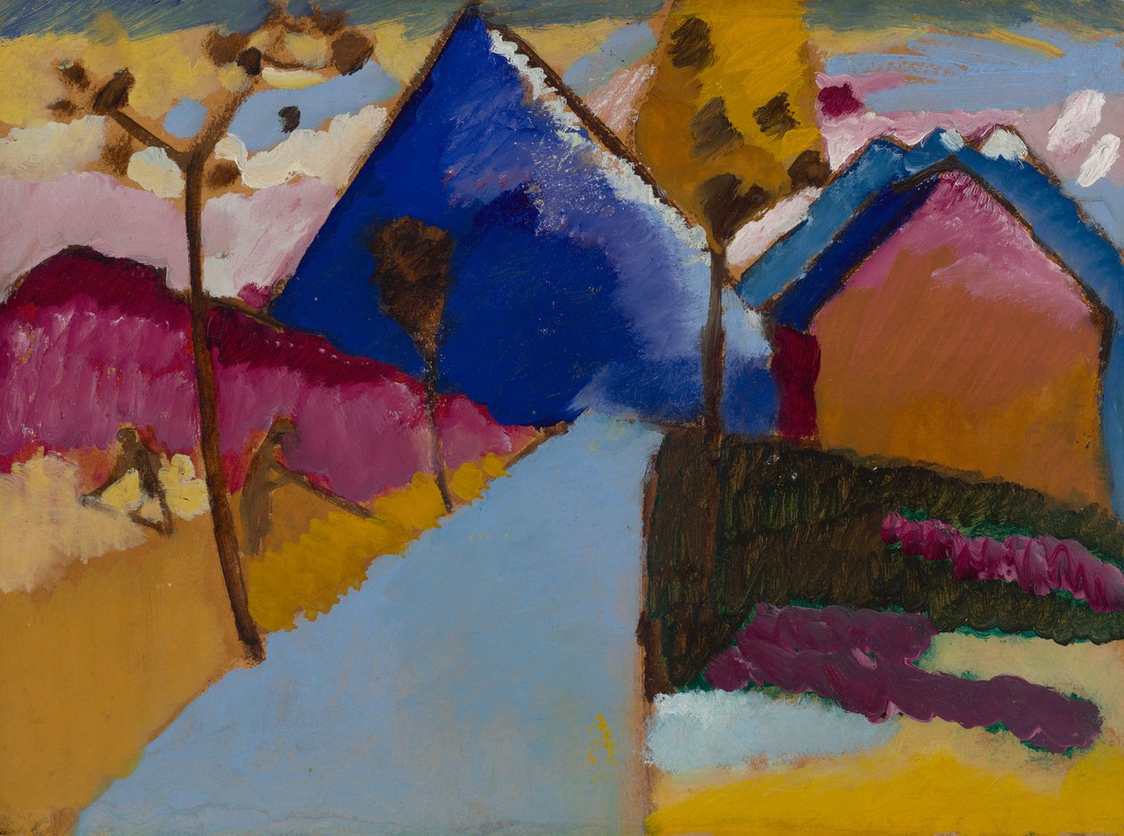 Kochel - Rue droite - Wassily Kandinsky