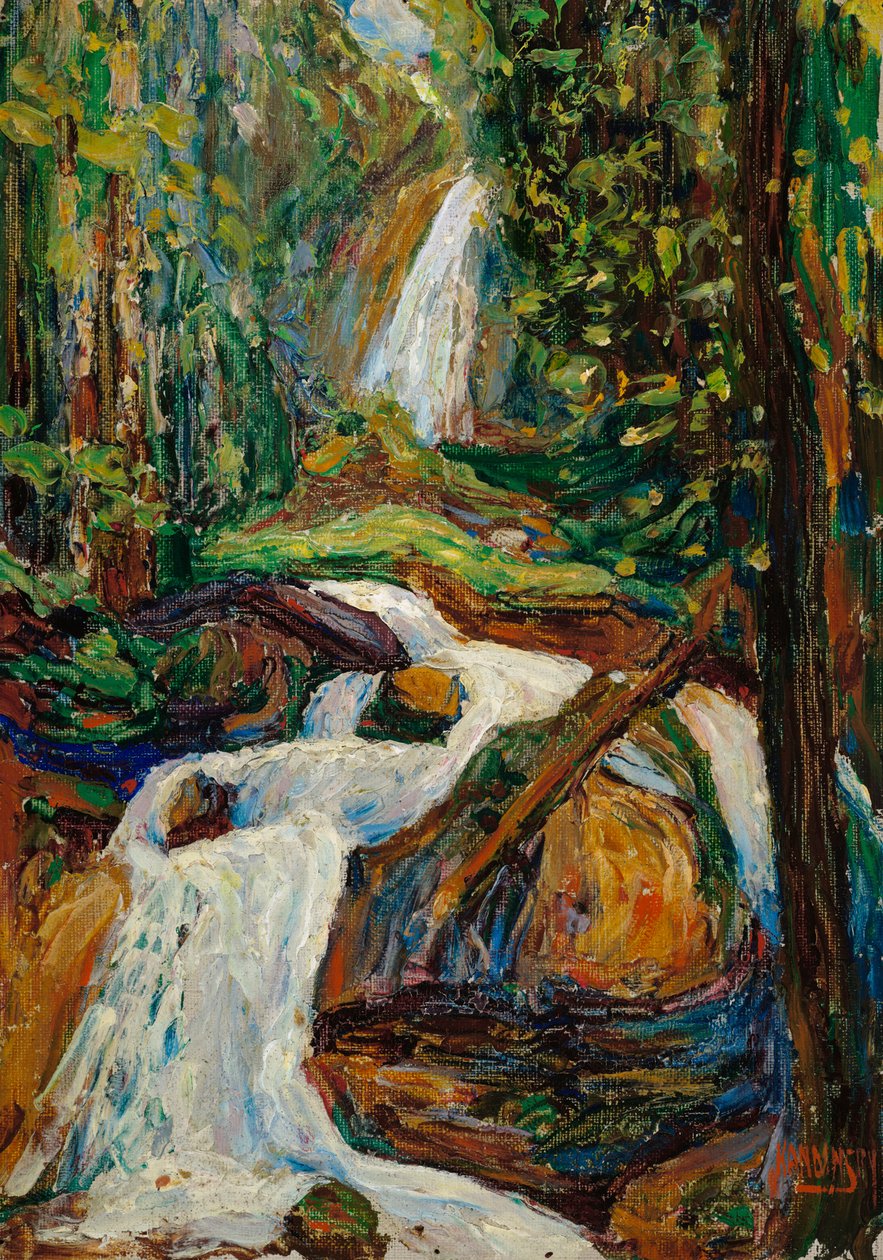 Kochel - Cascade I - Wassily Kandinsky