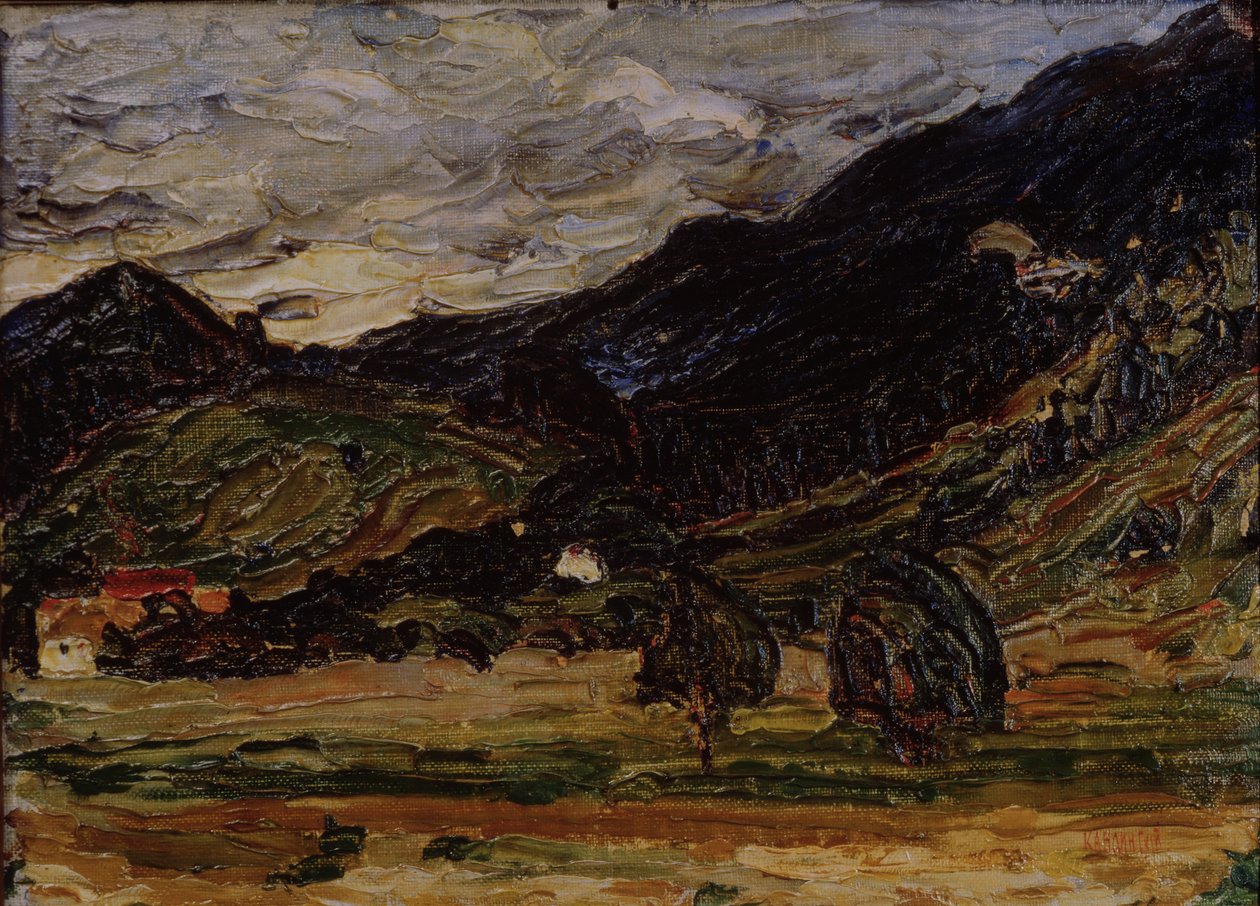 Paysage, 1918 - Wassily Kandinsky