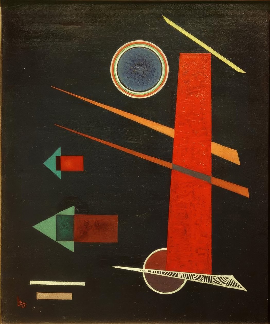 Rouge puissant - Wassily Kandinsky