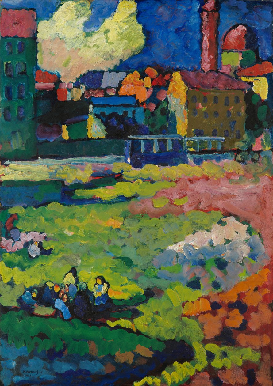 Munich – Aux abords de la ville - Wassily Kandinsky