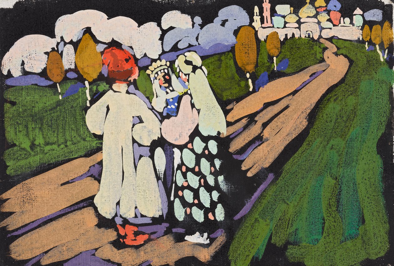 Scène russe - Wassily Kandinsky