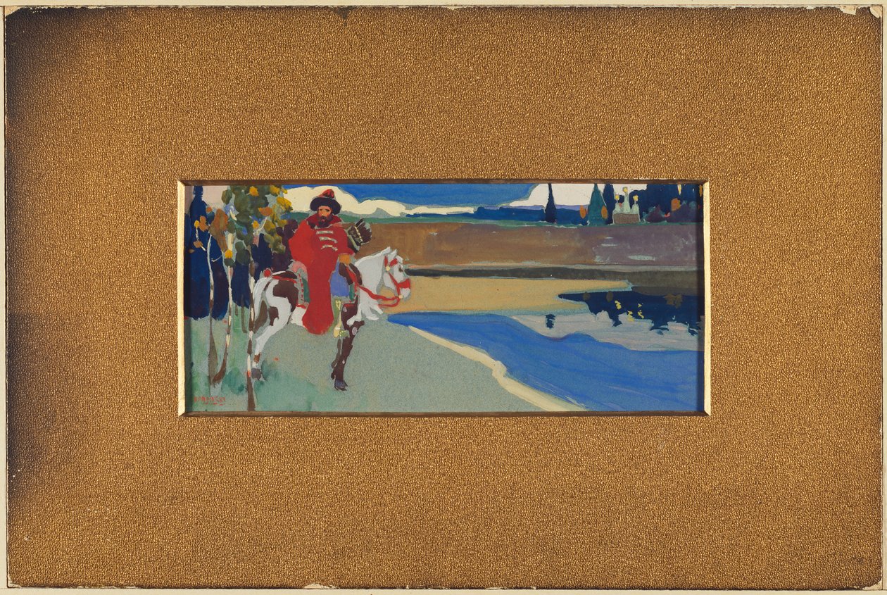 Cavalier russe - Wassily Kandinsky