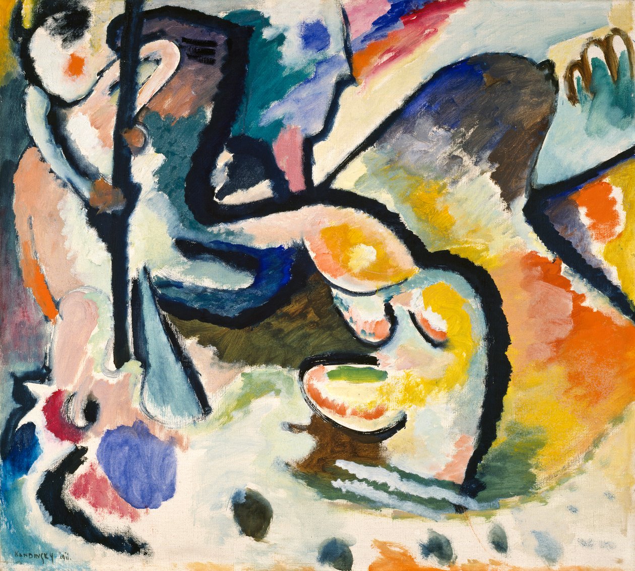 Saint Georges III - Wassily Kandinsky