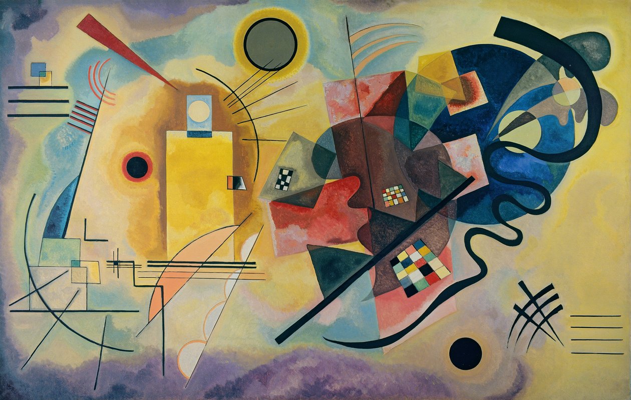 Jaune, rouge, bleu - Wassily Kandinsky