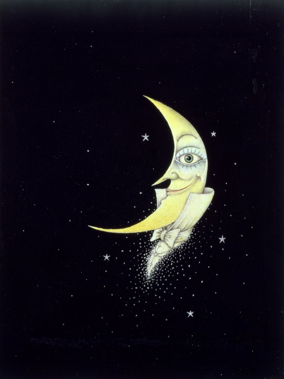 Night Out (crayon et crayon de couleur sur papier) - Wayne Anderson