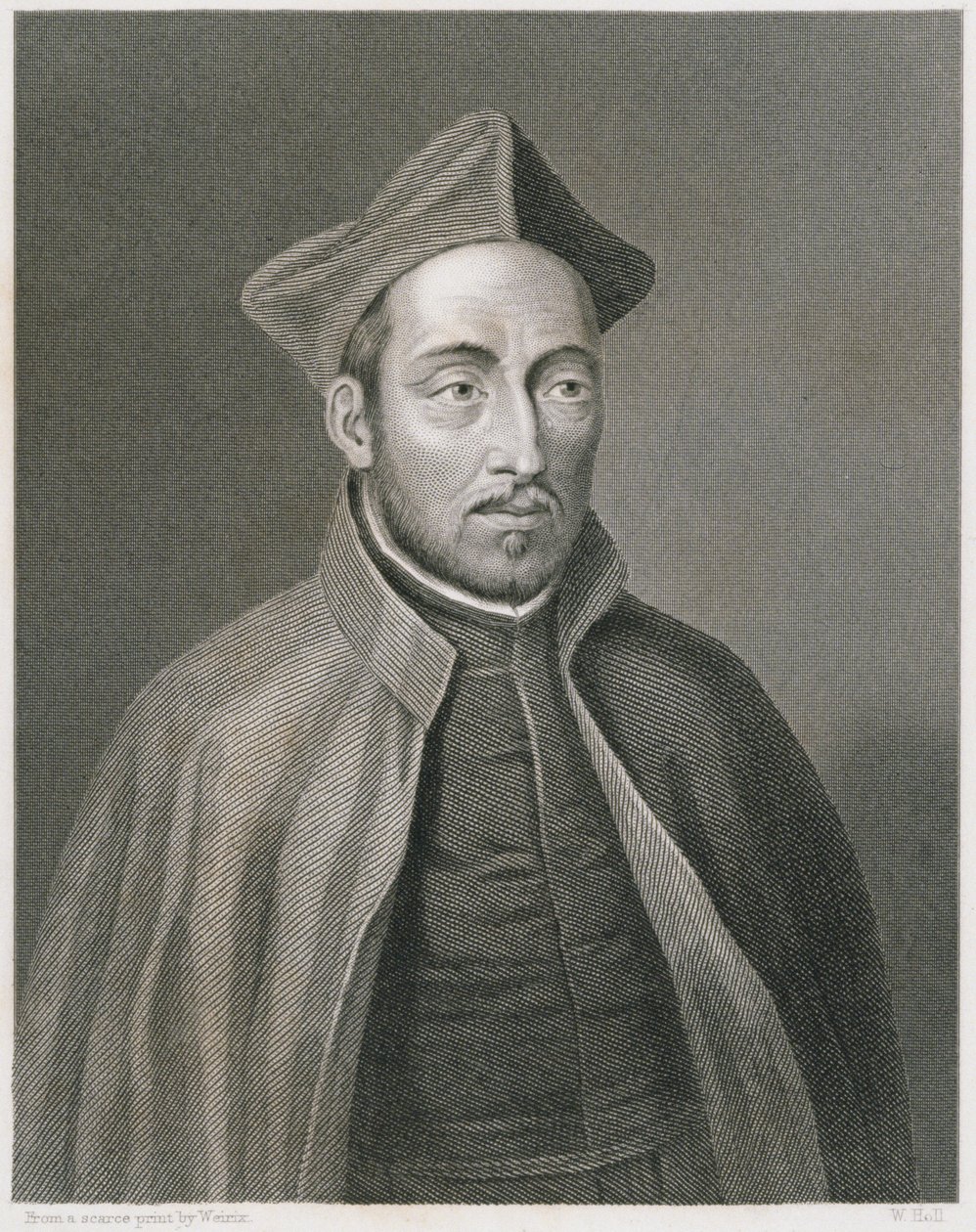 Ignace de Loyola, gravé par W. Holl, de World Religion, publié par A. Fullarton & Co. - Weirix