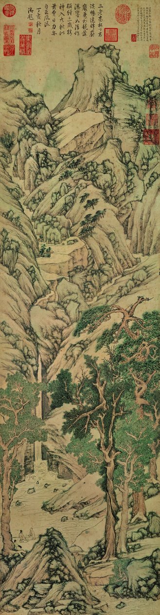 Mille sommets rivalisent de splendeur - Wen Zhengming