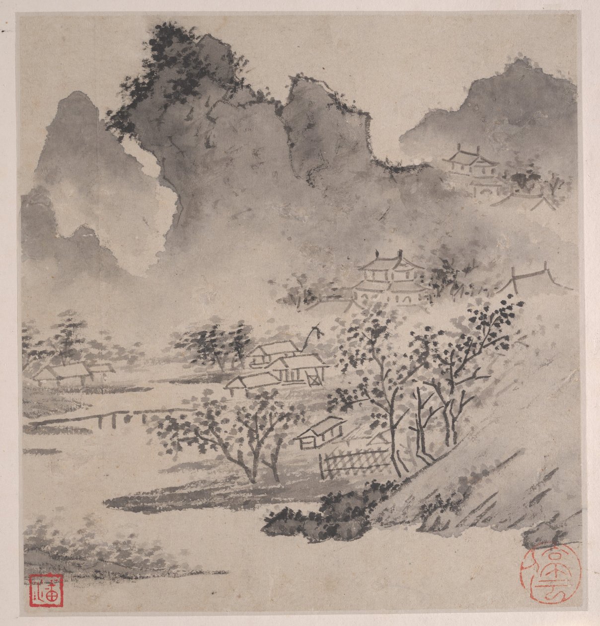 Huit chansons des rivières Xiao et Xiang - Wen Zhengming
