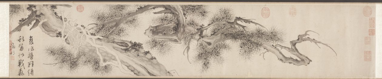Vieux pin, fin des années 1530 - Wen Zhengming